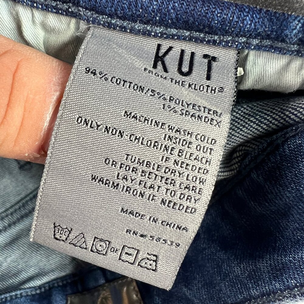 Kut From The Kloth Jeans Women's 27x27* Goldie Flare Mid Rise Blue Denim Tag 0 - Picture 9 of 16